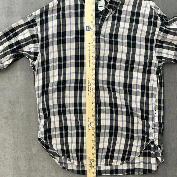 J Crew Relaxed Cotton Plaid Button-down Shirt Size 2 - Picture 4 of 8